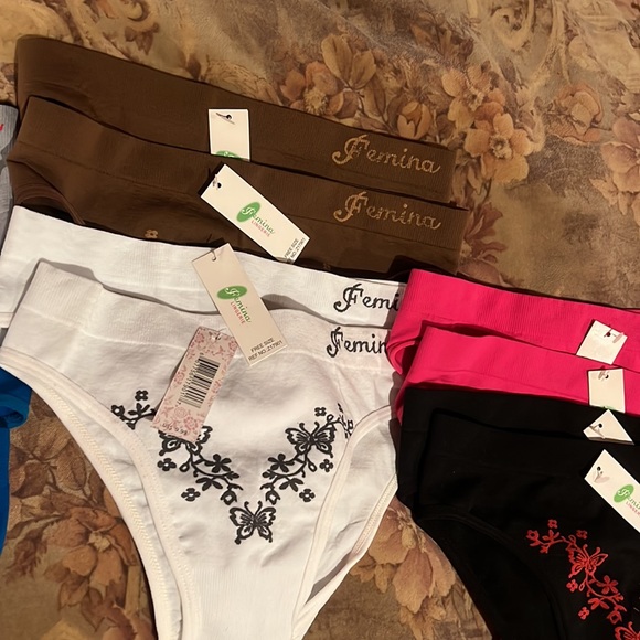 Femina Low Rise Panties Bundle (12pcs) ~ One Size ~ NWT - Picture 3 of 7